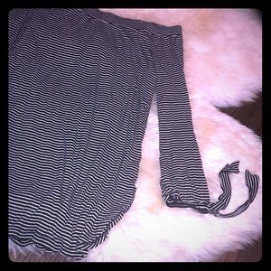 Striped off the shoulder top